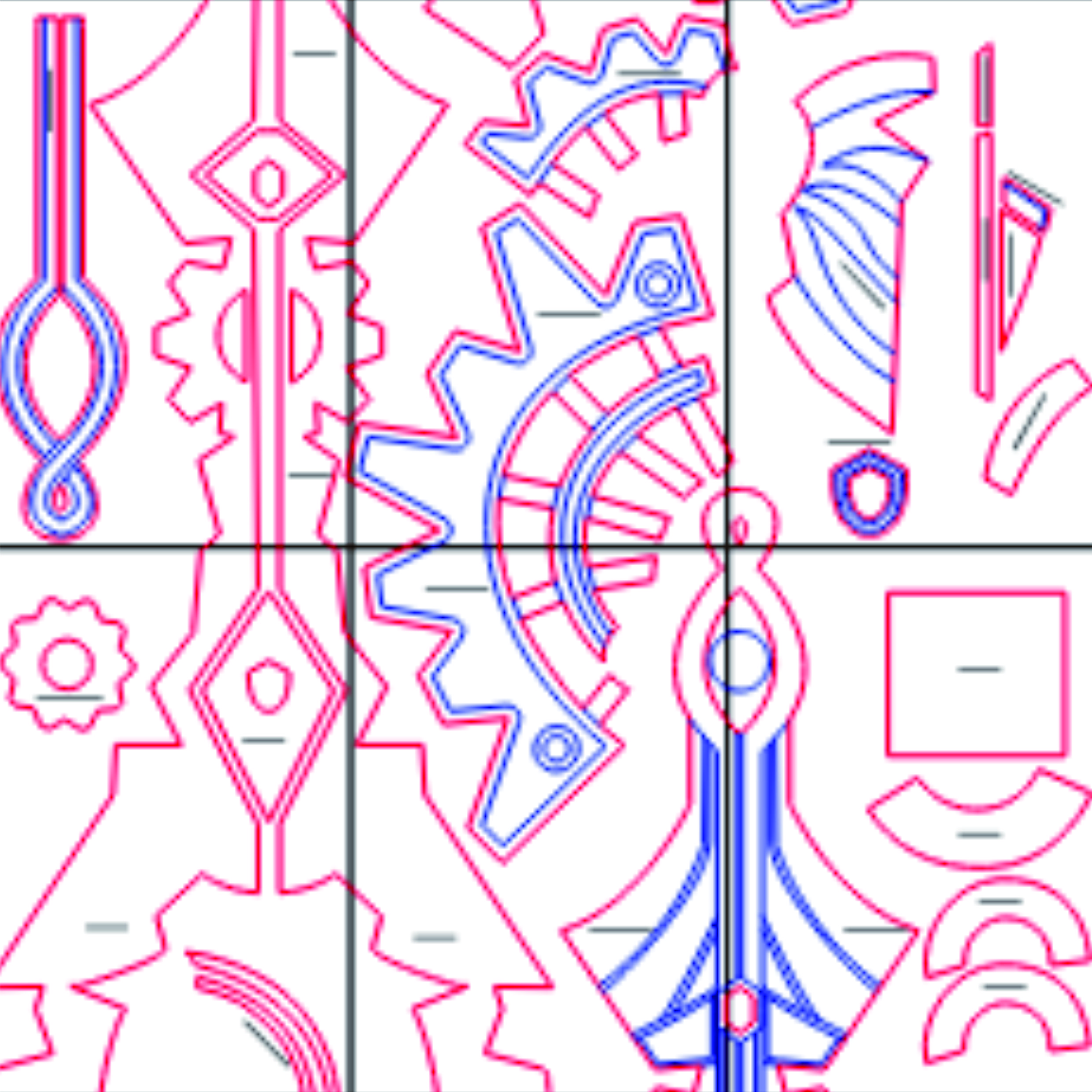 Keyblade (Vanitas) Void Gear Prop Pattern β Template EVA Foam untuk Cosplay (Kingdom Hearts) - Gambar 2