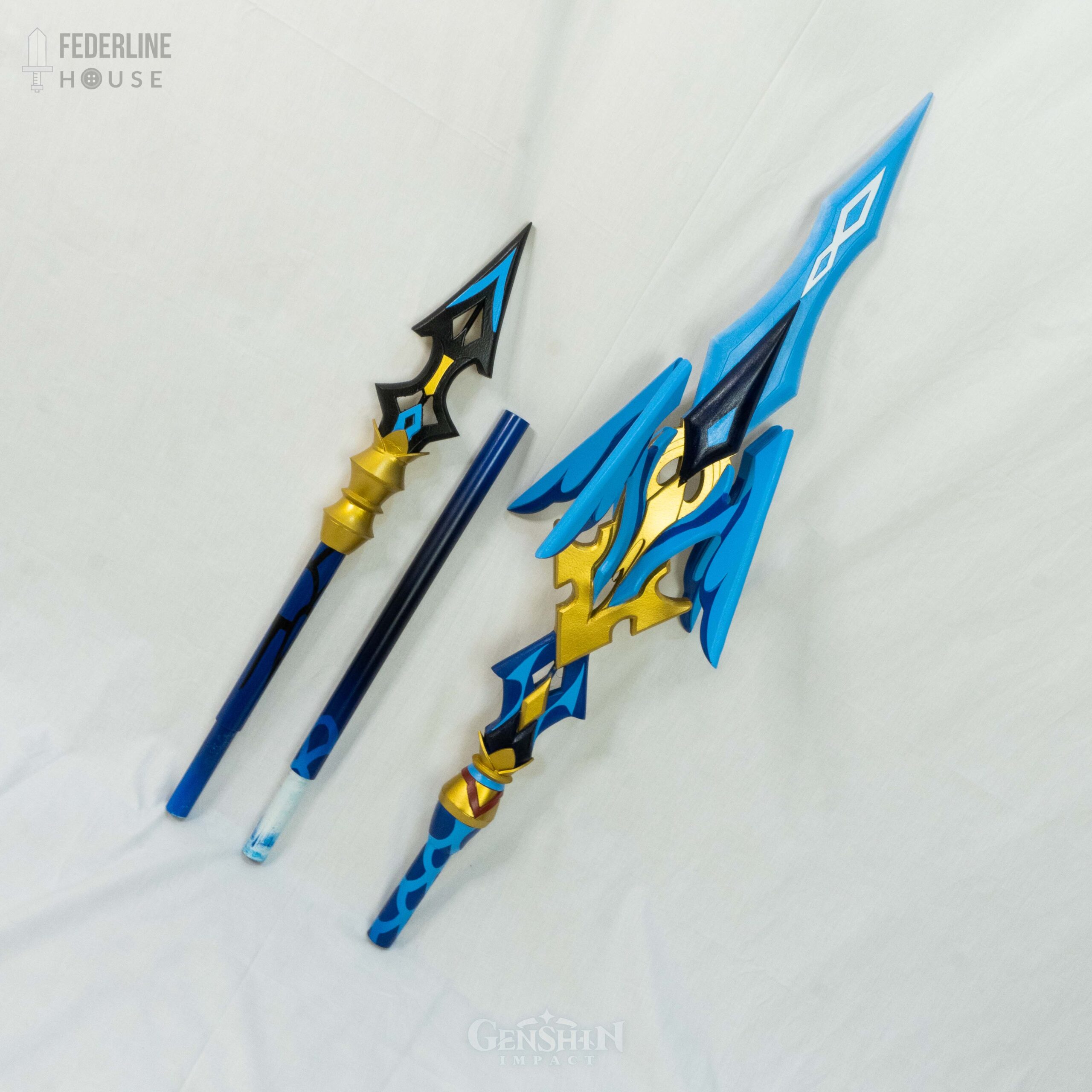 Calamity Queller Prop Pattern – Template EVA Foam untuk Cosplay (Genshin Impact) - Gambar 7