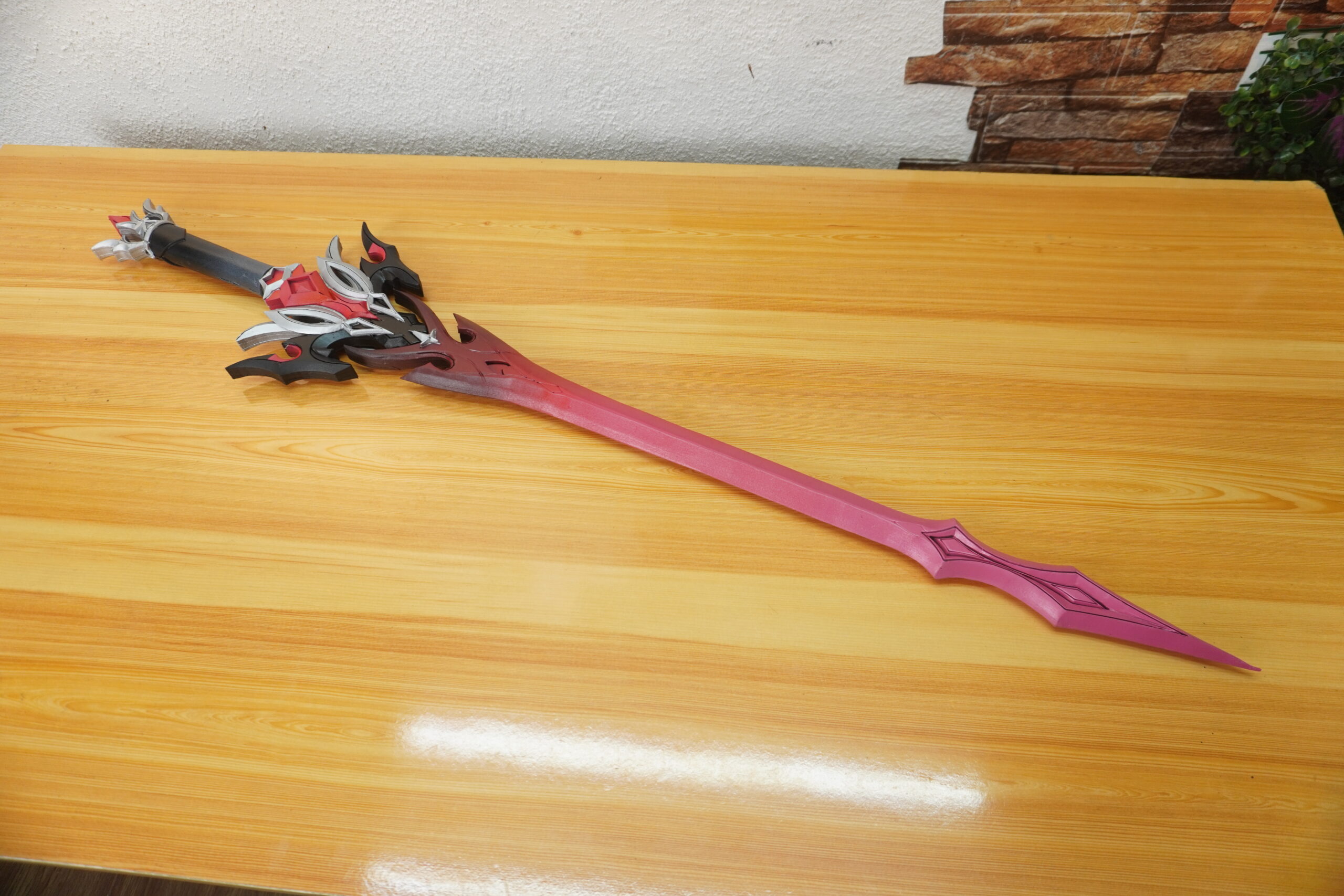 Durin Sword Prop Pattern β Template EVA Foam untuk Cosplay (Genshin Impact) - Gambar 4