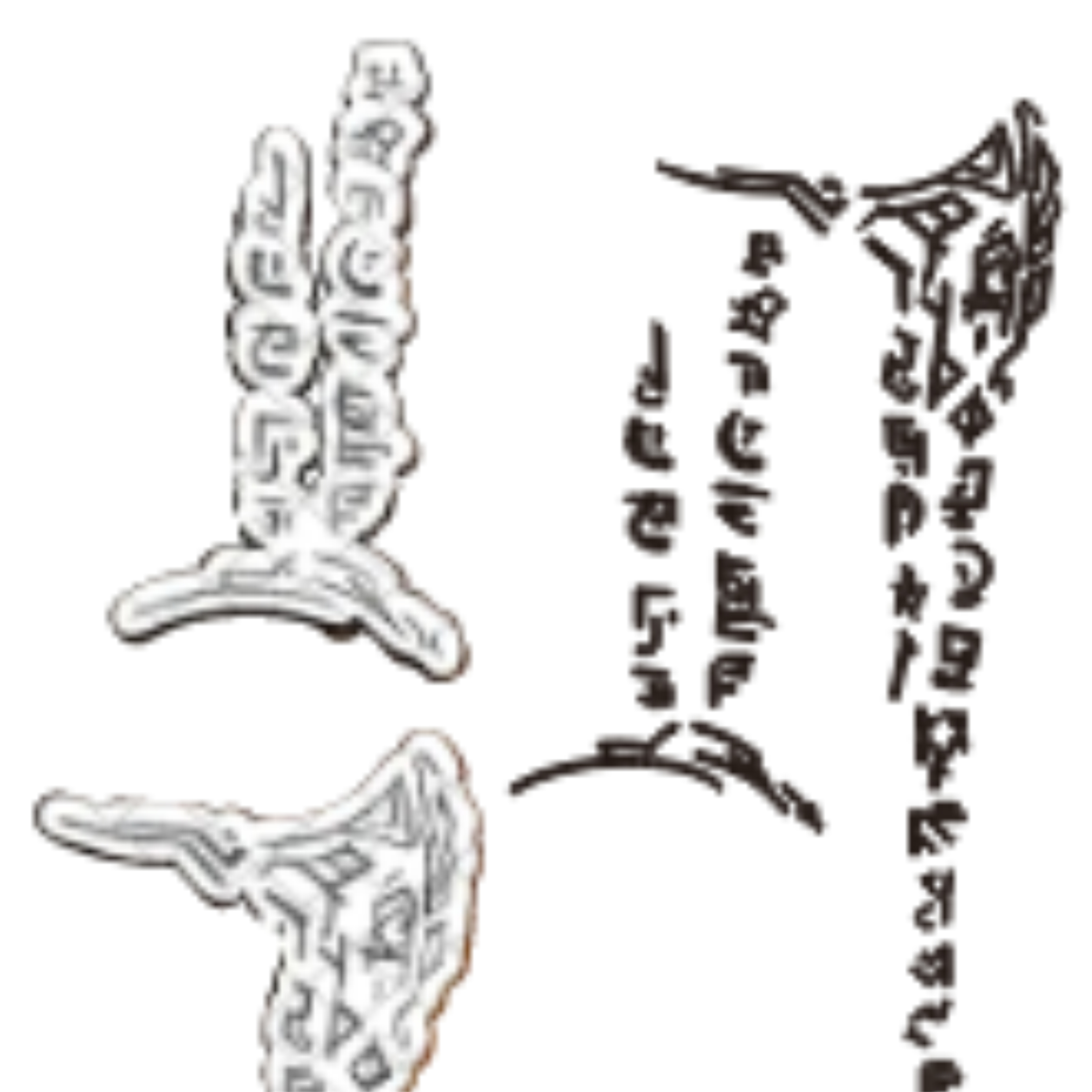 Lune Face Tattoo Prop Pattern – Template Digital untuk Cosplay (Clair Obscur: Expedition 33) - Gambar 3