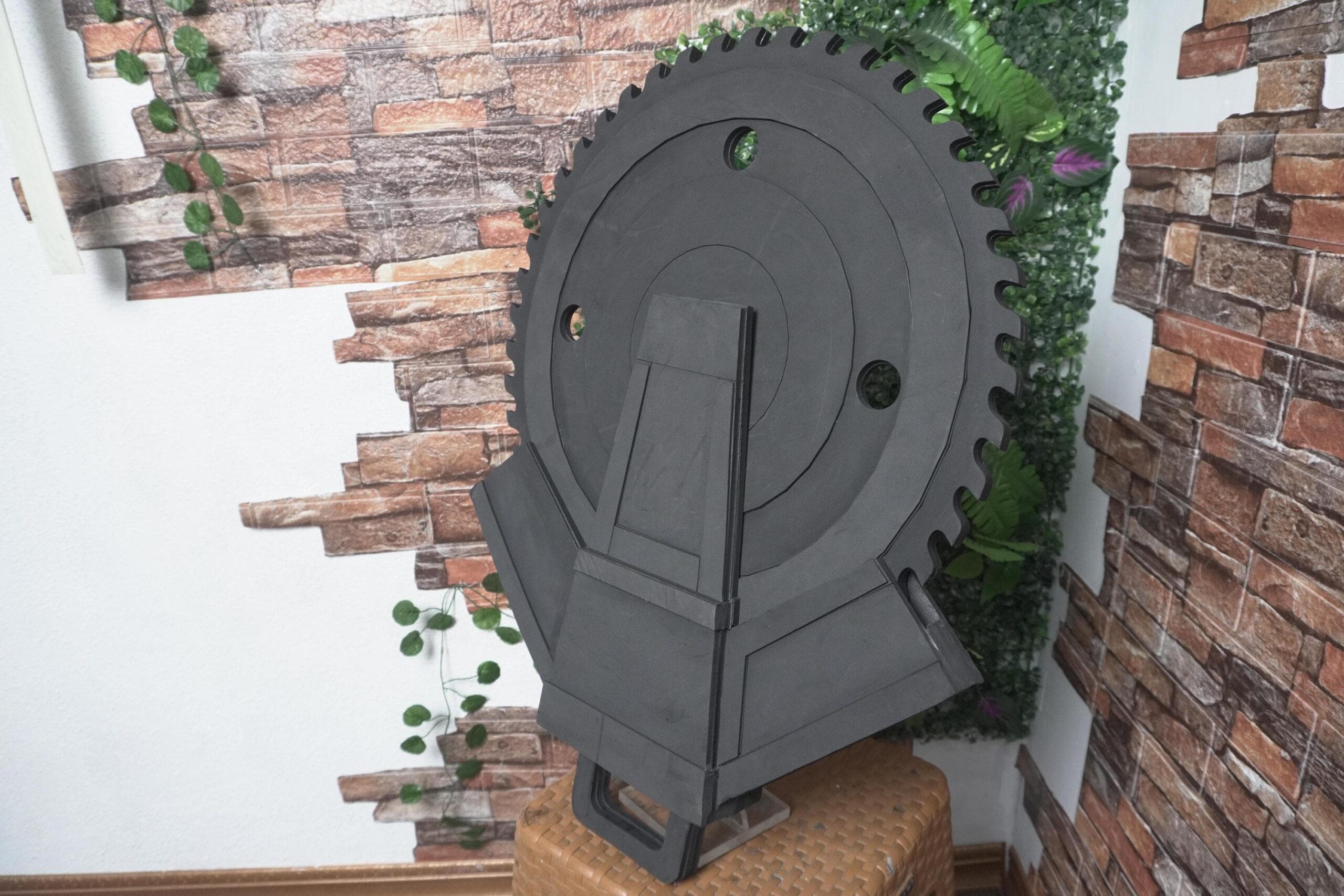 Collapsible Buzzsaw β Osaragi Prop Pattern β Template EVA Foam untuk Cosplay (Sakamoto Days) - Gambar 4
