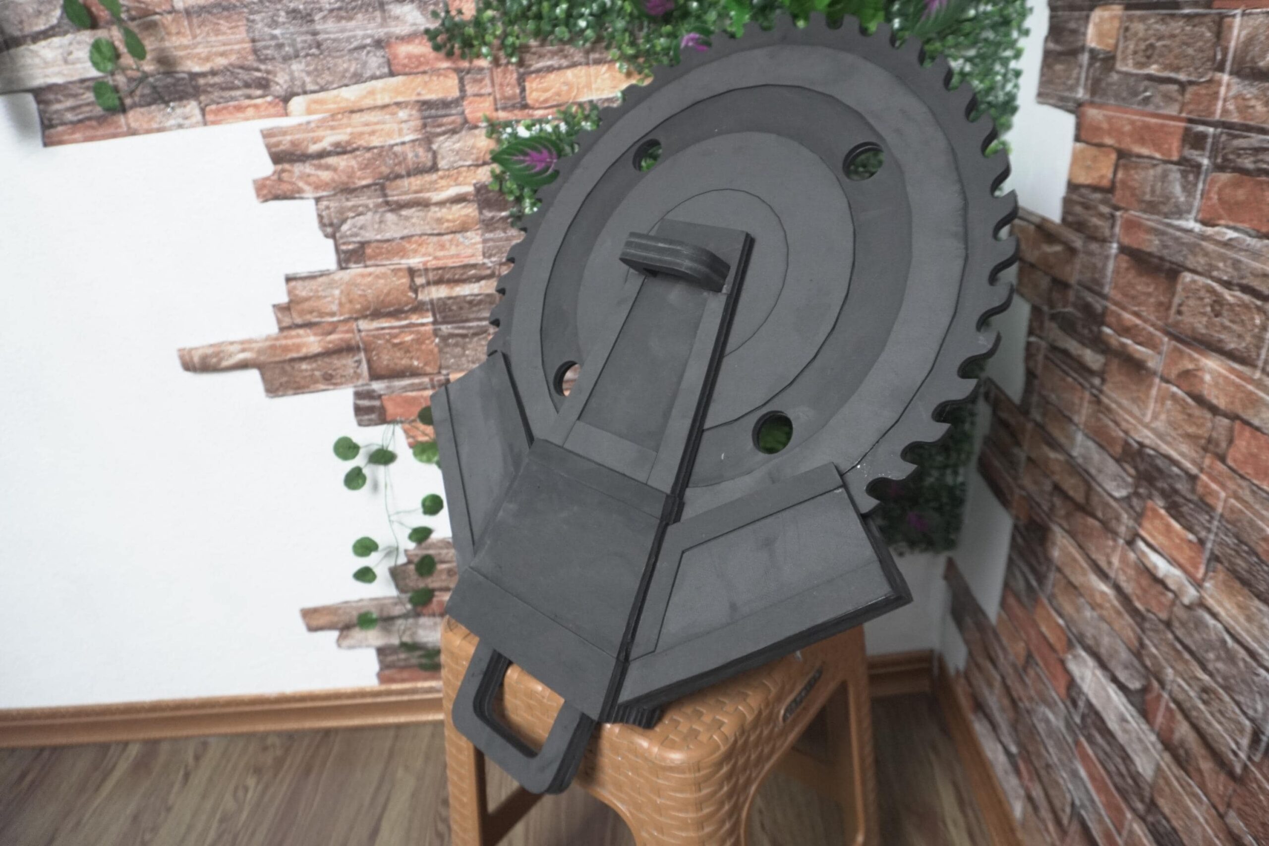 Collapsible Buzzsaw β Osaragi Prop Pattern β Template EVA Foam untuk Cosplay (Sakamoto Days) - Gambar 5