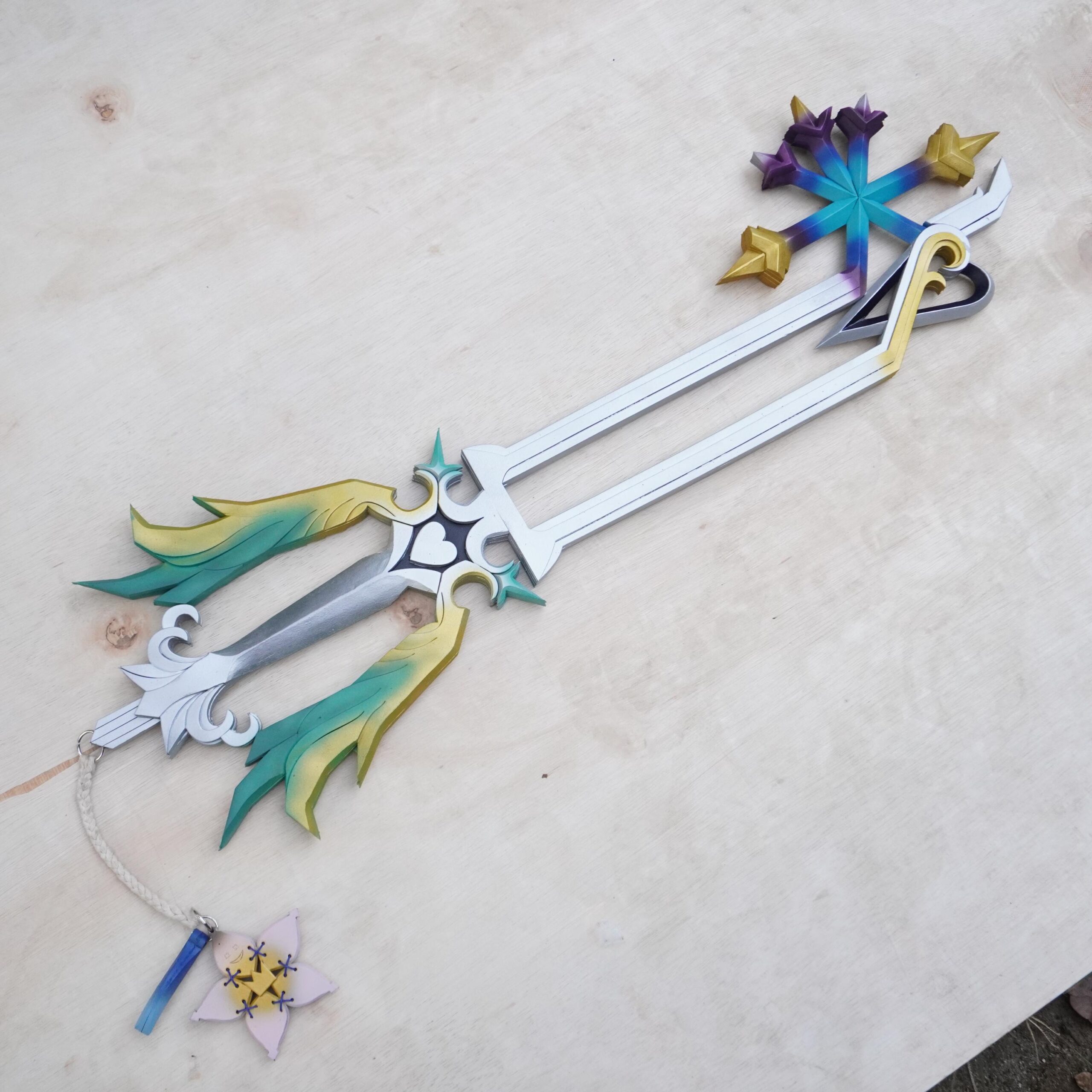Keyblade Oathkeeper Prop Pattern β Template EVA Foam untuk Cosplay (Kingdom Hearts) - Gambar 4