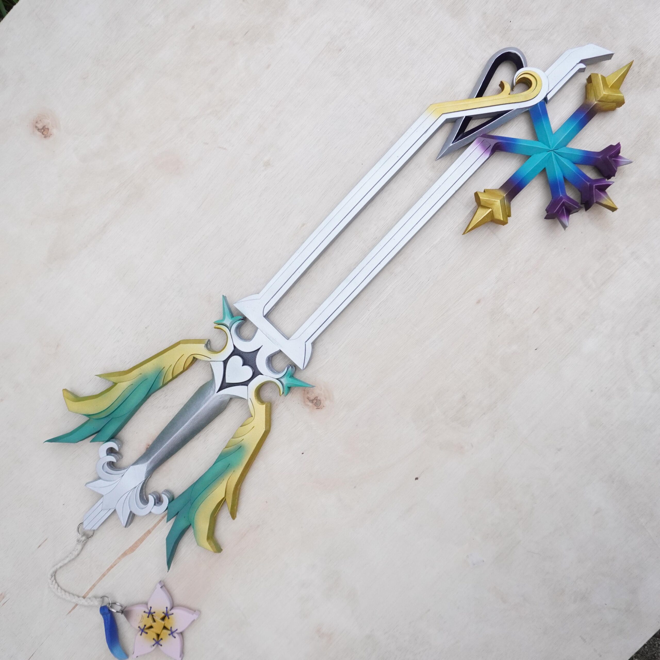 Keyblade Oathkeeper Prop Pattern β Template EVA Foam untuk Cosplay (Kingdom Hearts) - Gambar 8