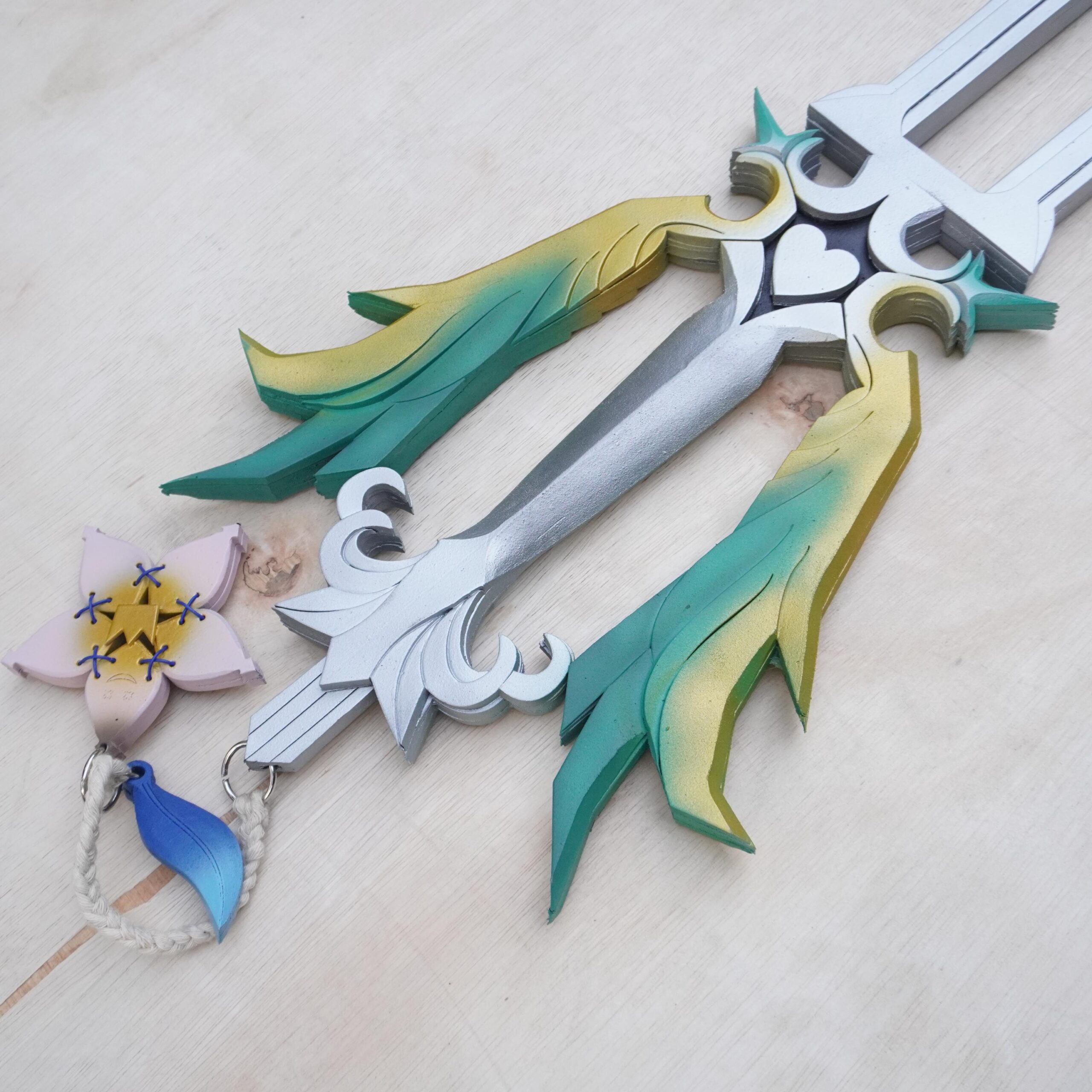 Keyblade Oathkeeper Prop Pattern β Template EVA Foam untuk Cosplay (Kingdom Hearts) - Gambar 5