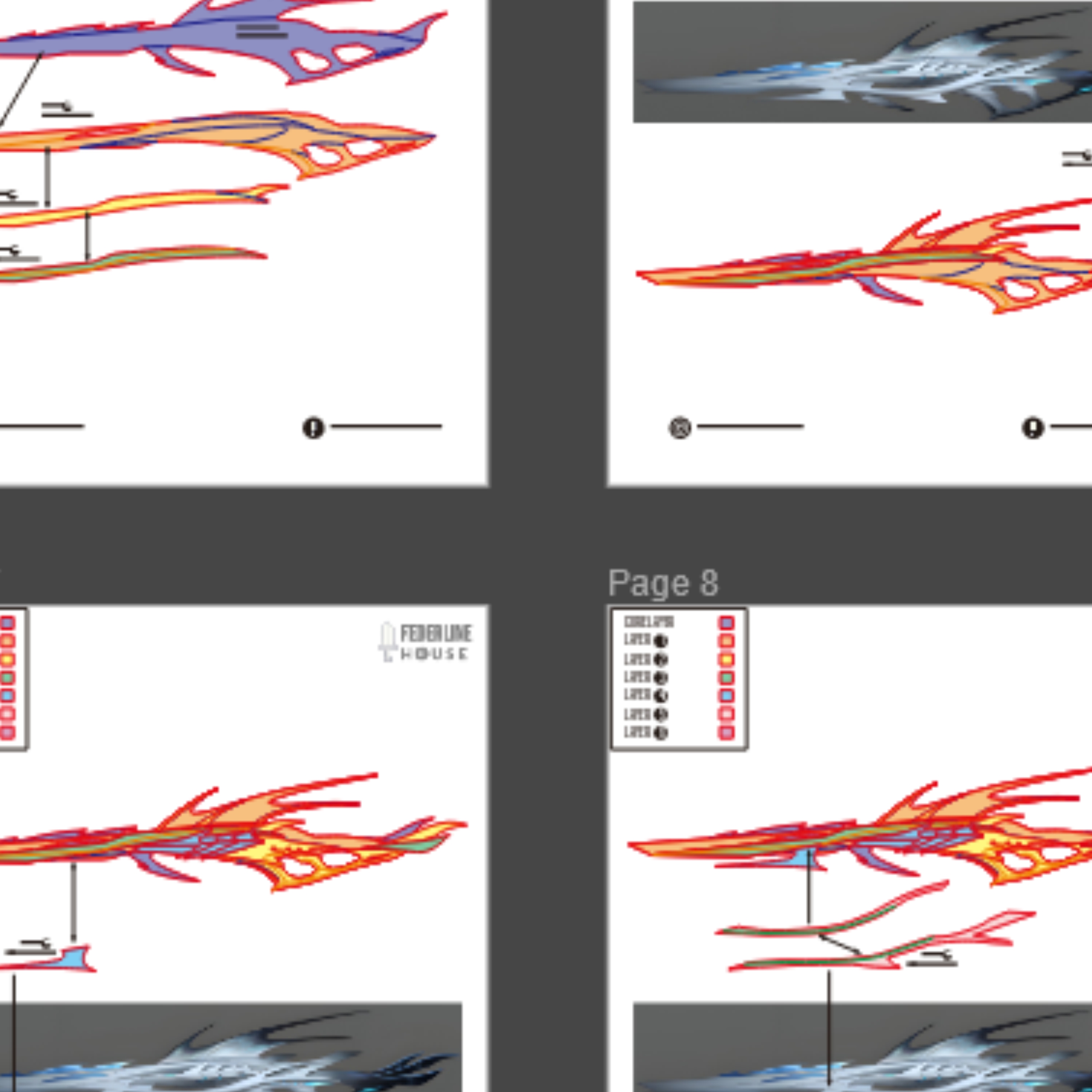 Fish Gun (Shotgun M1014) Prop Pattern โ Template EVA Foam untuk Cosplay (Free Fire) - Gambar 3
