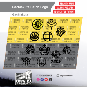 Gachiakuta Patch Logo File – JPEG, PNG, SVG, PDF, AI untuk Cosplay & DIY