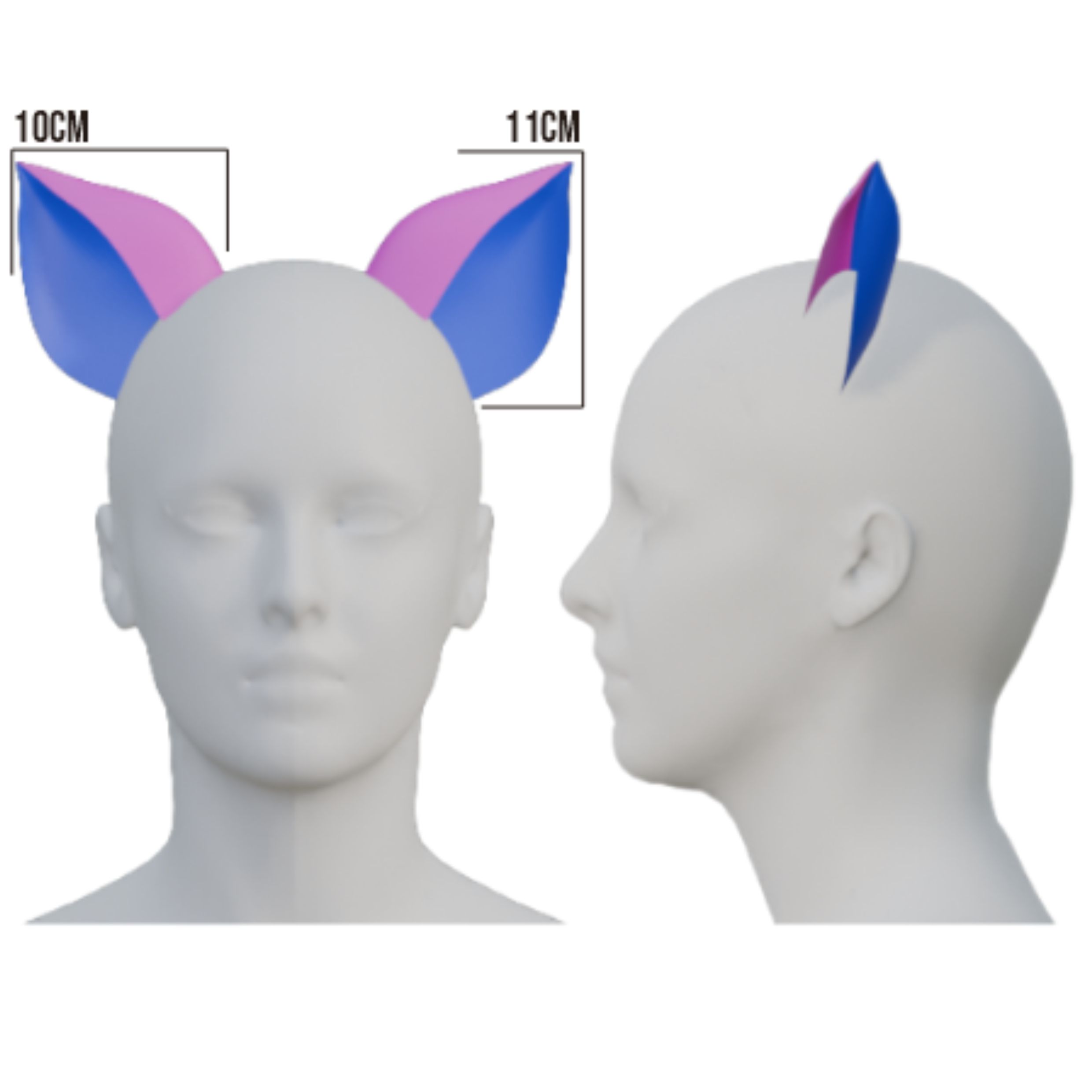 Pig Ears Prop Pattern β Template EVA Foam Basic Pattern untuk Cosplay - Gambar 2